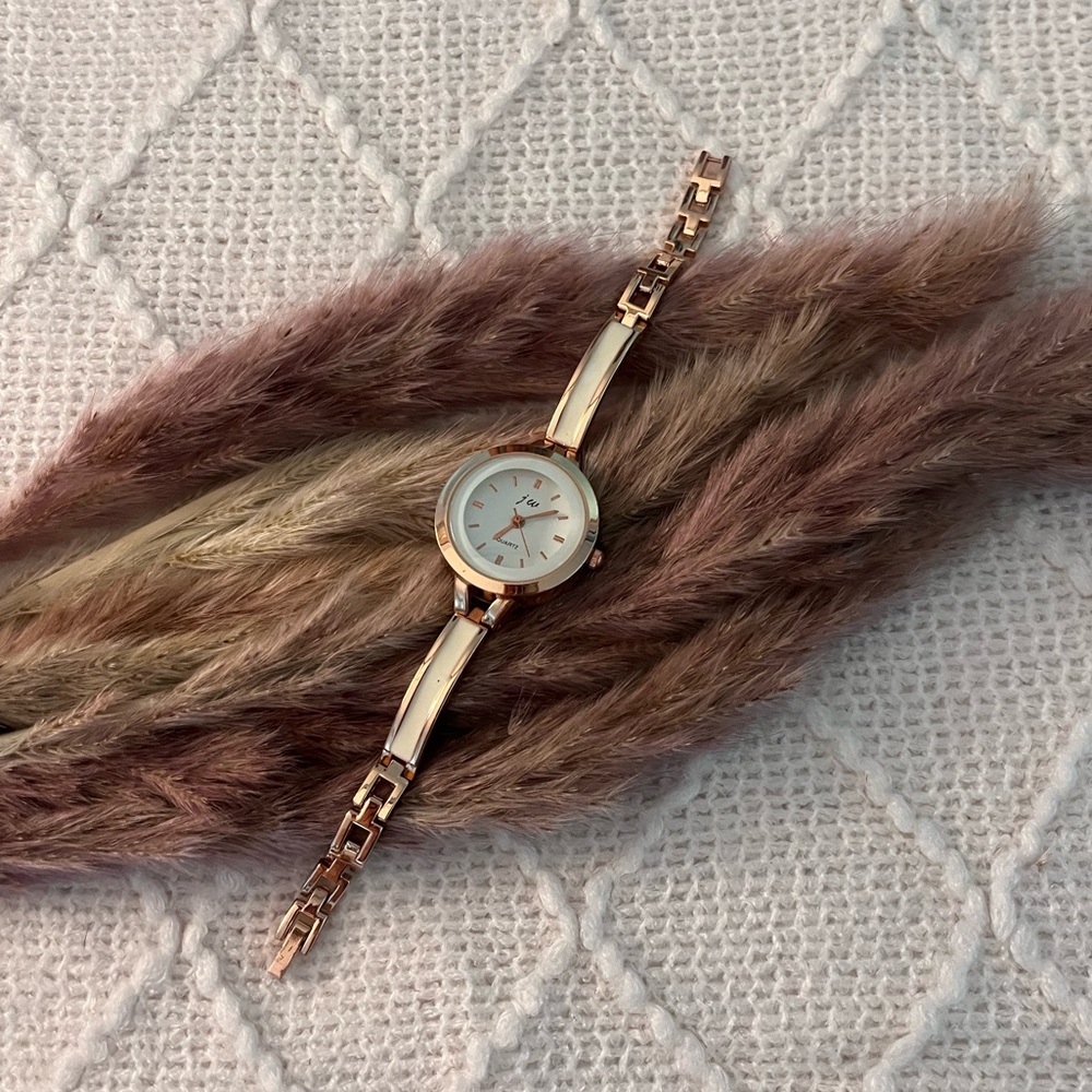 Rosegold Quartz‎ Link Timepiece